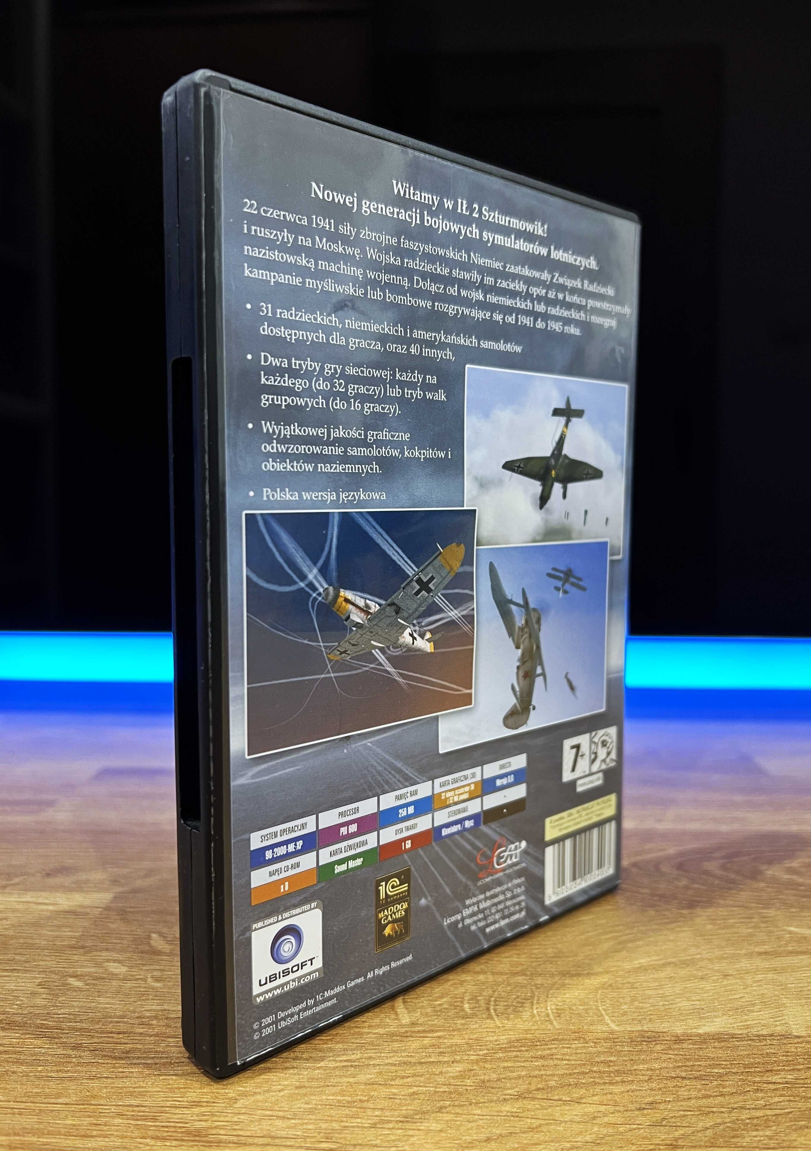 IL-2 Sturmovik (PC PL 2001) DVD BOX polskie wydanie