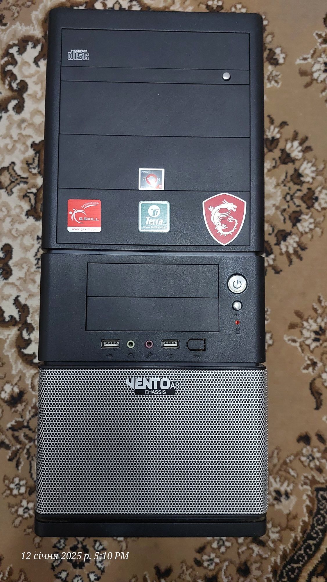 Настільний ПК(AMD Ryzen 5 5600G/RAM 16ГБ/SSD 240 ГБ/Radeon RX 550 4ГБ)