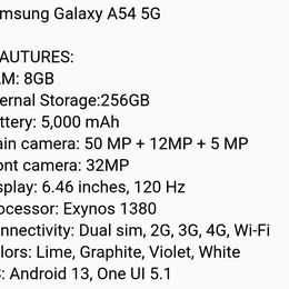 Samsung GALAXY A54 5G