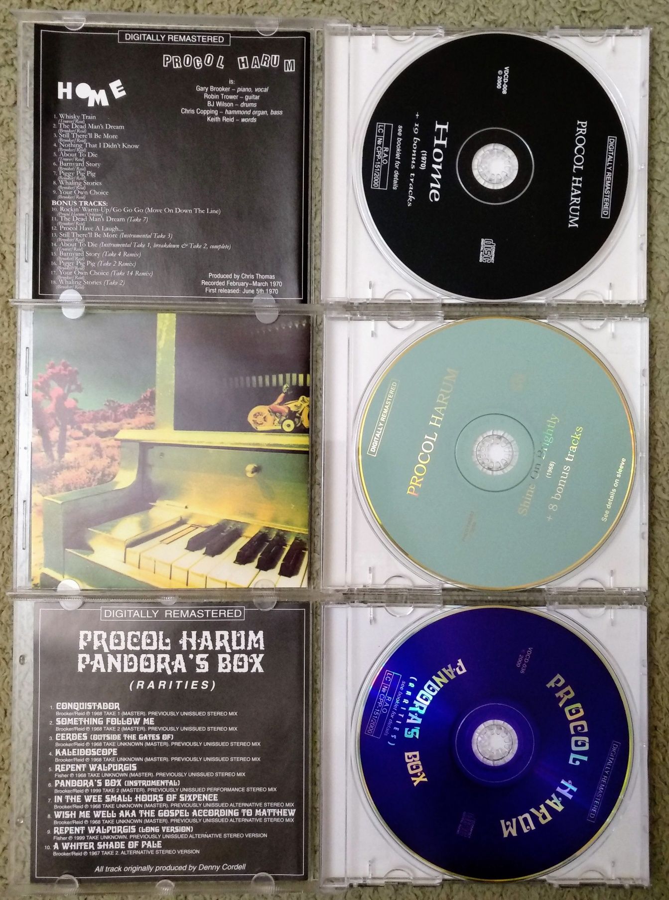 Procol Harum. Audio CD. 3 альбома.