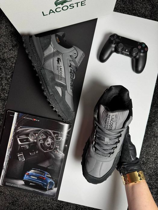 Кросівки чоловічі зимові Lacoste Elite Active High Fur 41-46р на хутрі