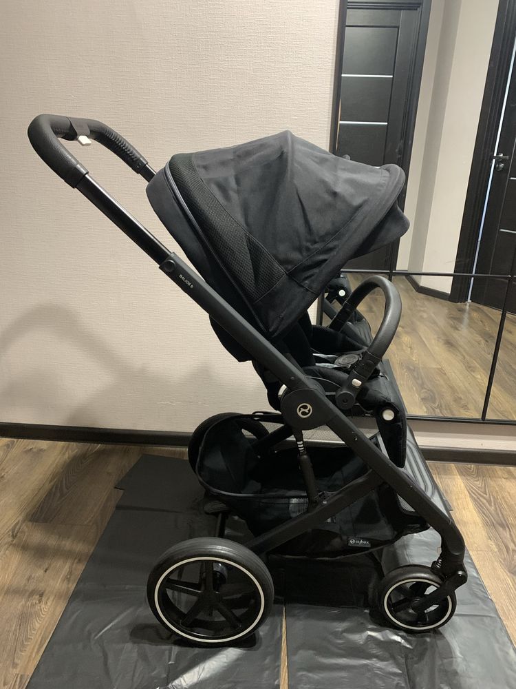 Коляска 2 в 1 Сайбекс ( Cybex Balios S Lux 2023 Moon Black