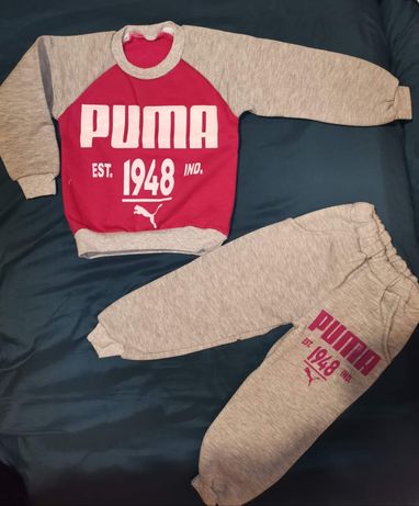 Zimowy sportowy ciepły dres Puma 104-110