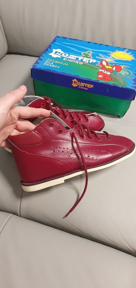 Kapcie sandalki profilaktyczne Postep nowe ze skory 34