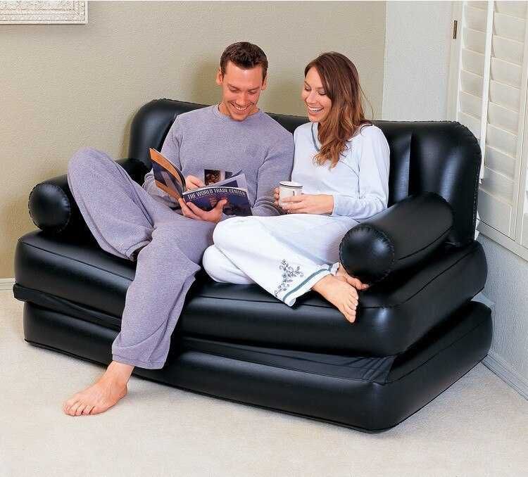 SOFA/MATERAC Dmuchany Rozkładany do Spania