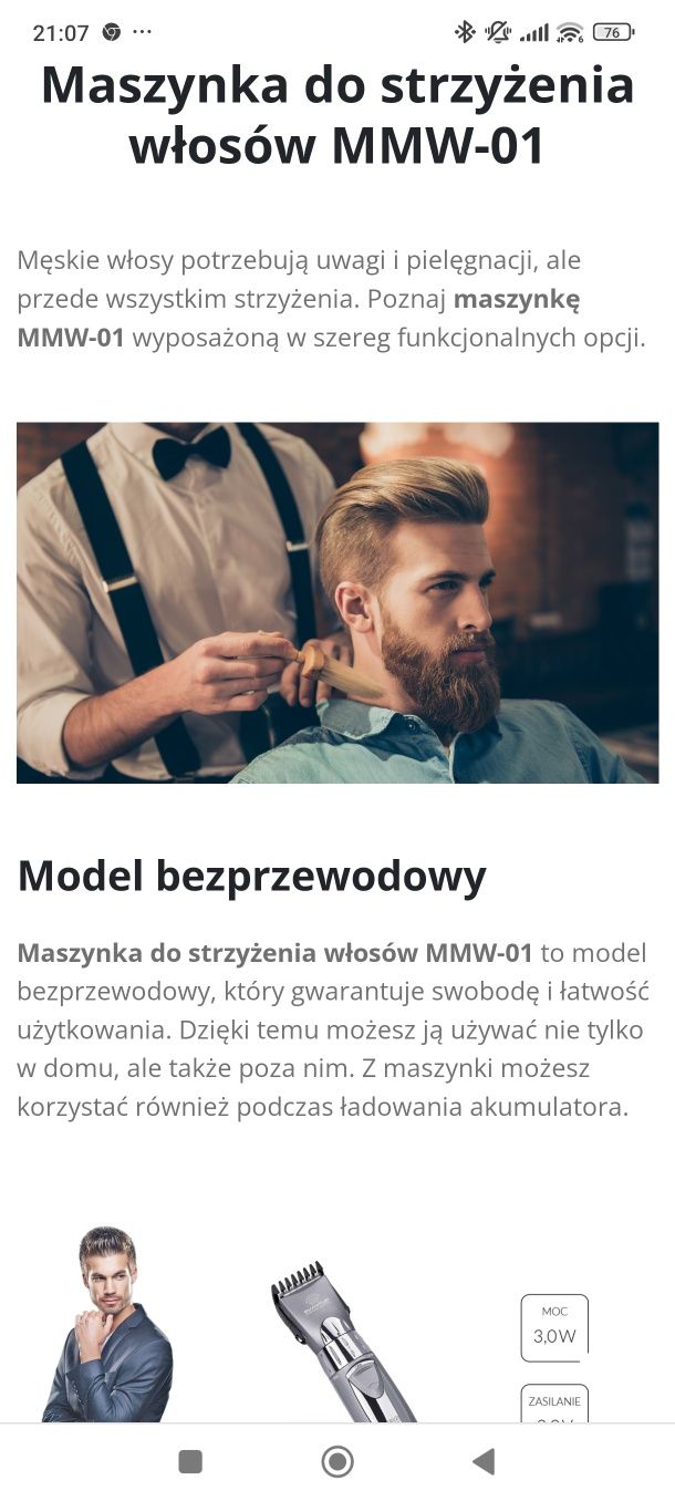 Maszyna do strzyżenia MPM