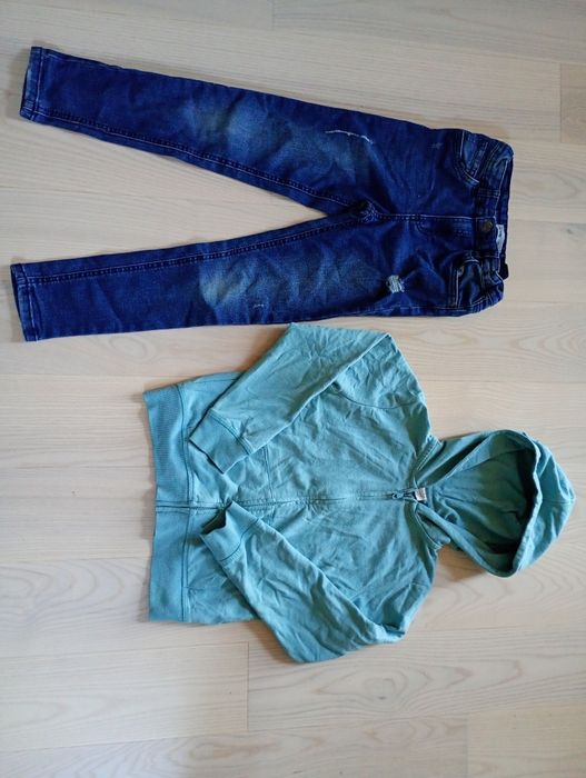Paczka ubrań dla dziewczynki 128/134/140 - Zara kids, Sinsay, Levi's