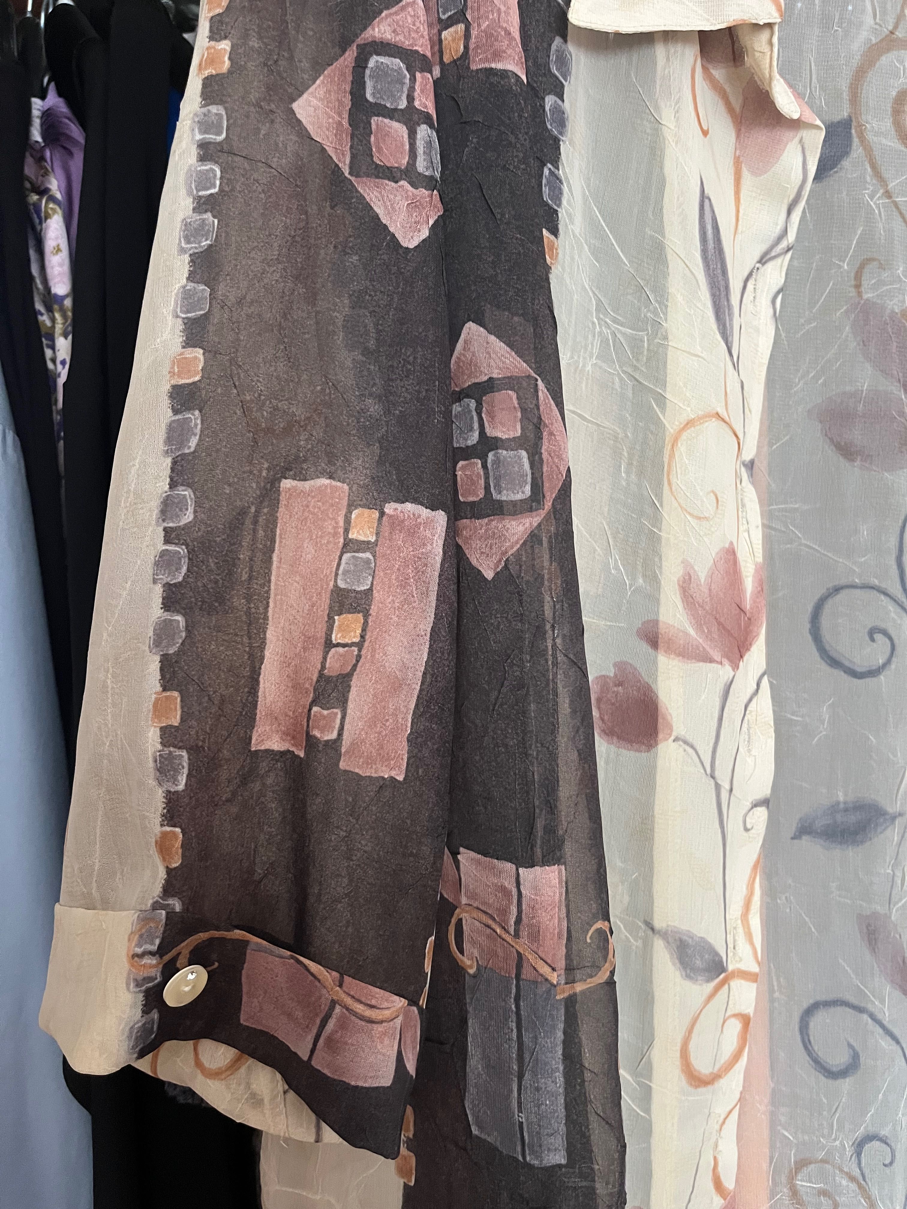 Camisa vintage mulher