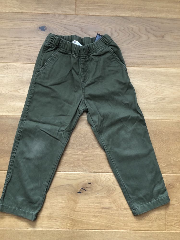 Spodnie H&M zielone 104
