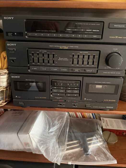 Aparelhagem sony a funcionar 100% com colunas