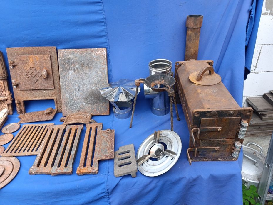 Чугунные запчасти к дровяной печки СССР плита дверца круги дверка двер