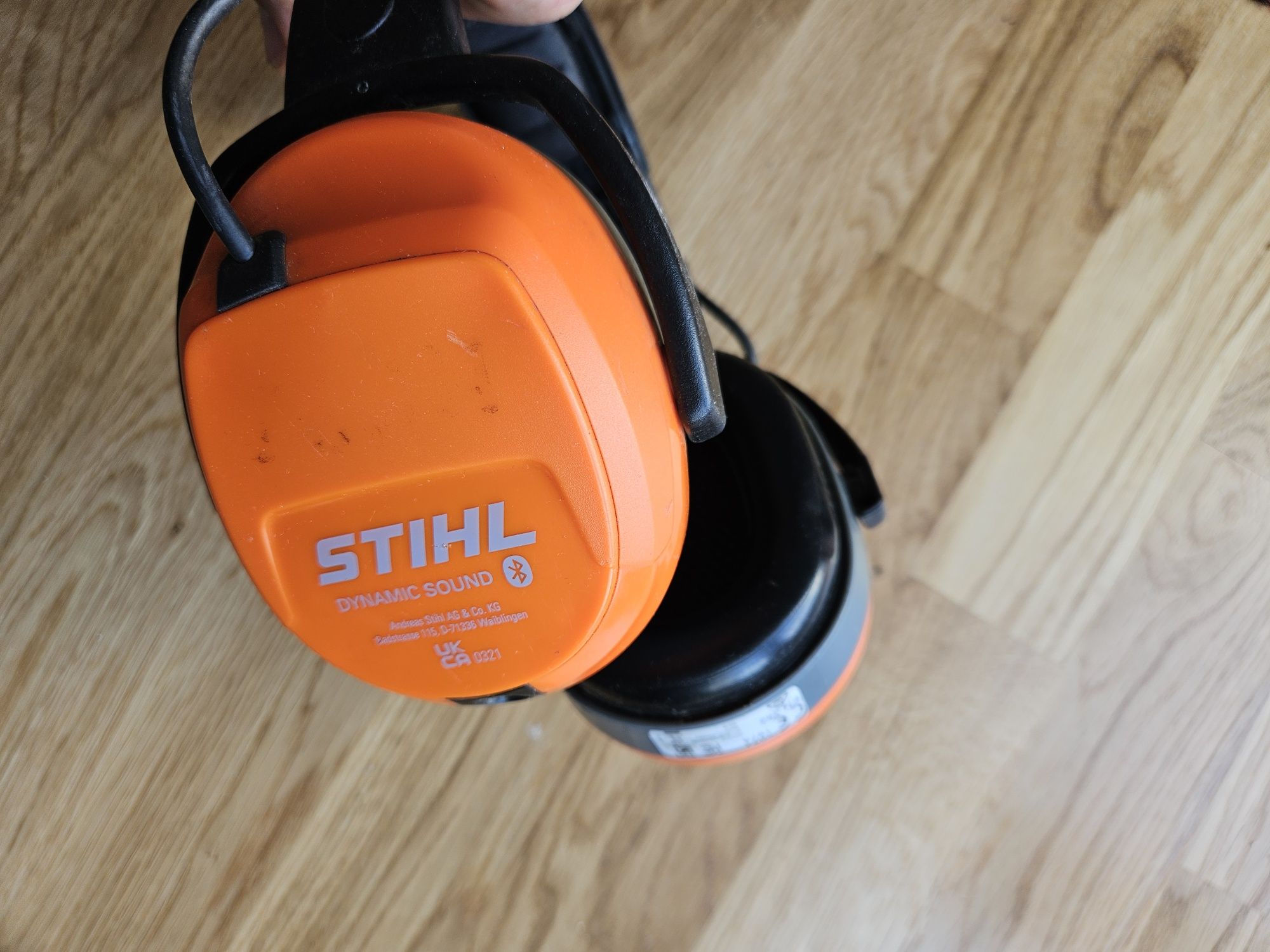 zestaw BHP stihl dynamic Uvex axess one 3M peltor x4a worktunes