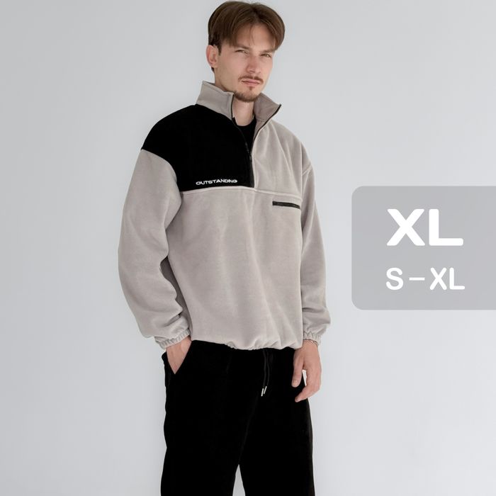 Спортивний костюм чоловічий теплий флисовий фліс Спортивный мужской XL