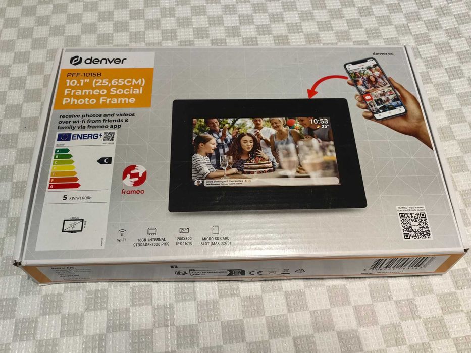 Cyfrowa ramka na zdjęcia WiFi 10.1" Denver PFF-1015B