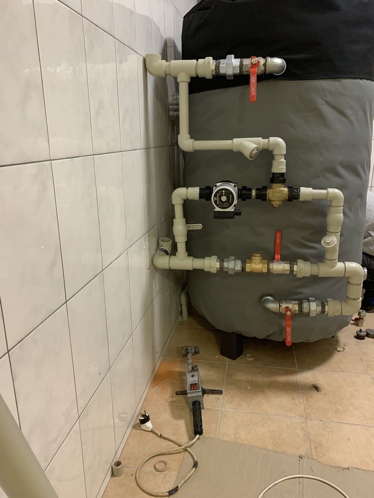 Монтаж отопления газовых Ттоплевных пелетных котлов замена радиаторов