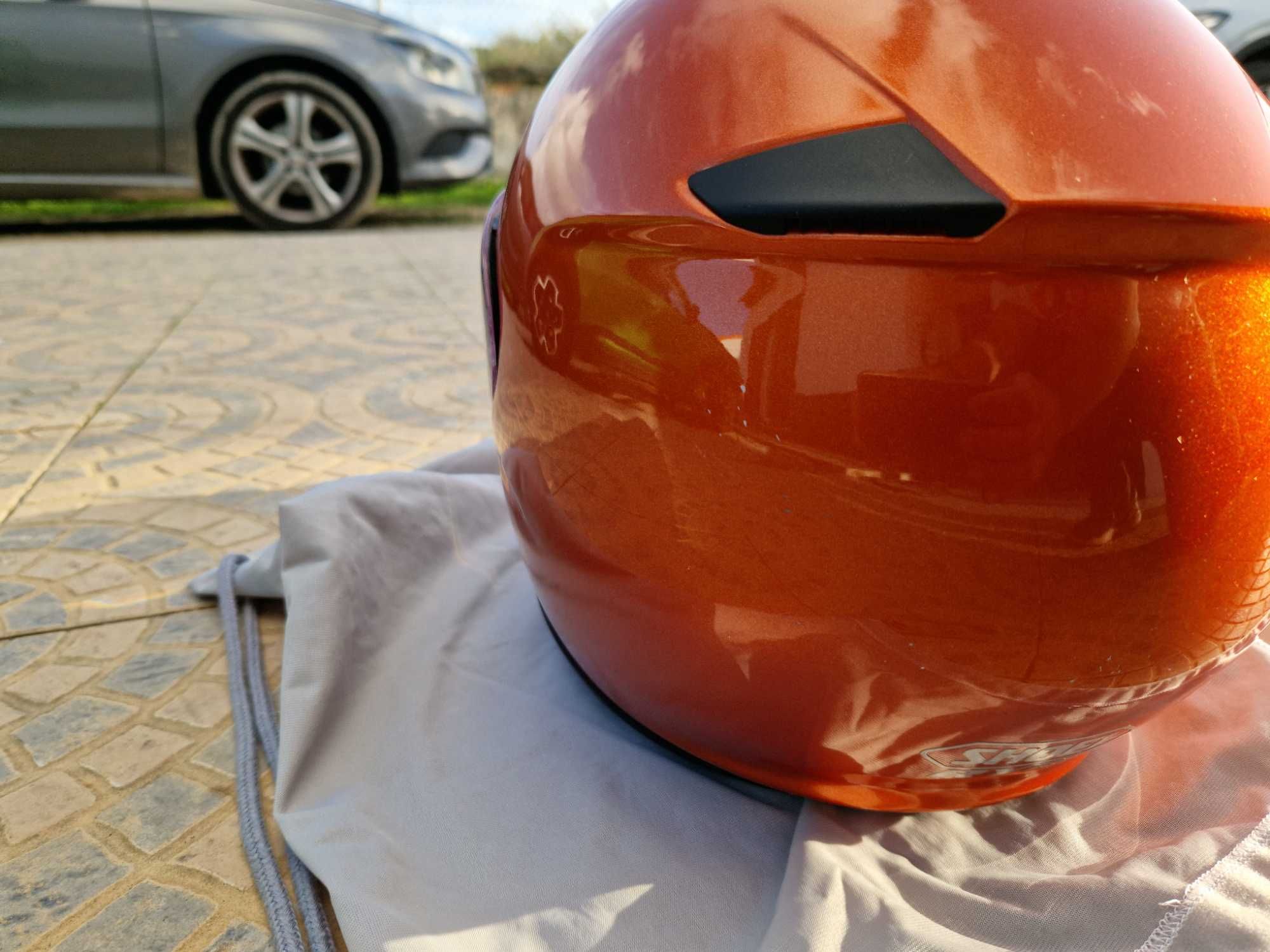 Capacete Shoei RYD laranja - tamanho M