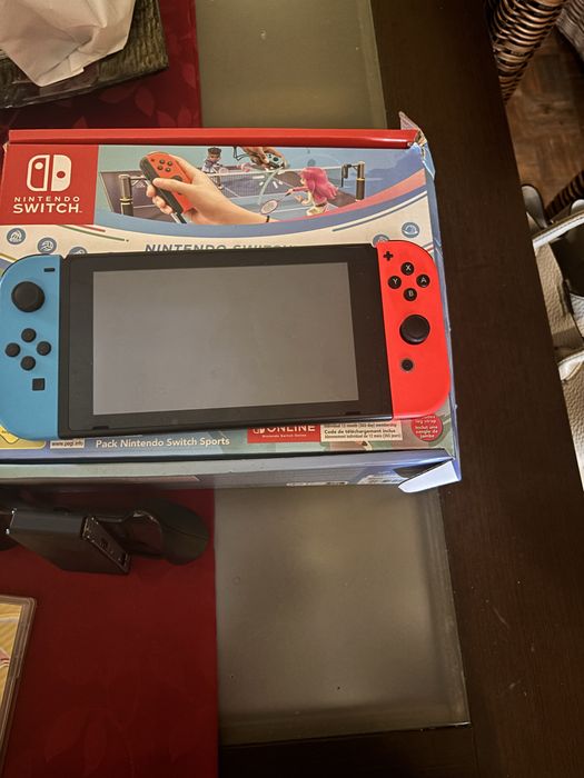 Consola nintendo switch + jogo mario bros deluxe