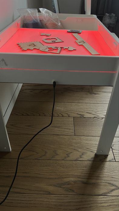 Світловий стіл-пісочниця noofik і стільчик ikea в подарунок