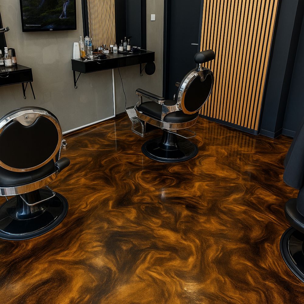 Pavimentos em Resina Epoxy / Epoxi Metalizada