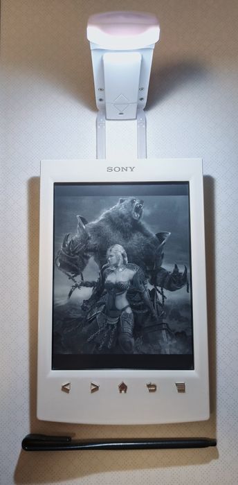 E-book Sony + flashlight + top books fb2