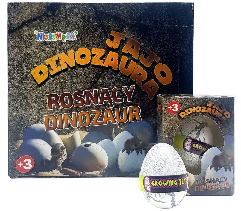 Jajo Dinozaura Rosnący Wykluwający Z Jajka Jajko