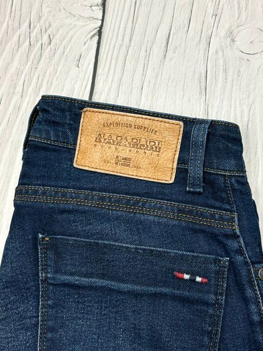 Napapijri Lund Jeansy Męskie Spodnie Slim Fit Logowane r. W29