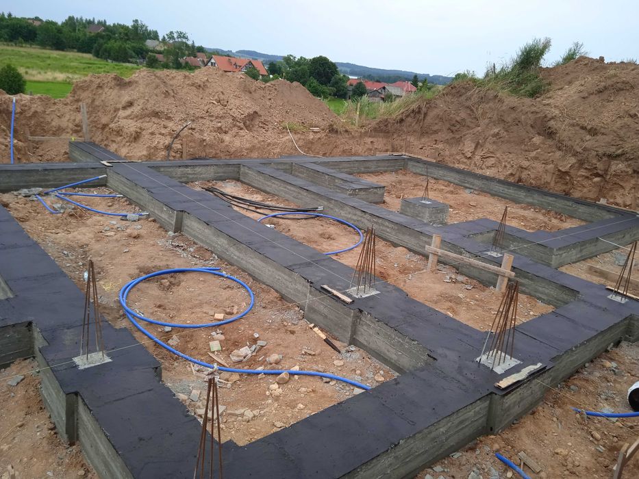 Budowa domów od podstaw.Stan surowy otwarty zamknięty.