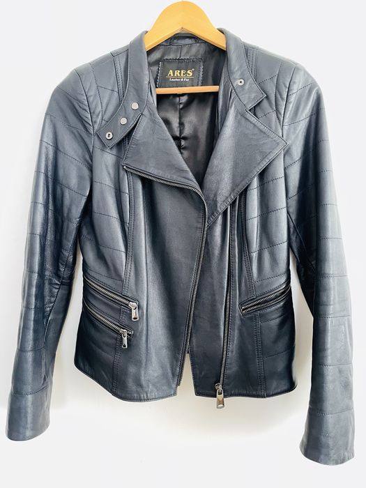 Шкіряна куртка/ косуха від ARES  /жіноча/ натуральна шкіра