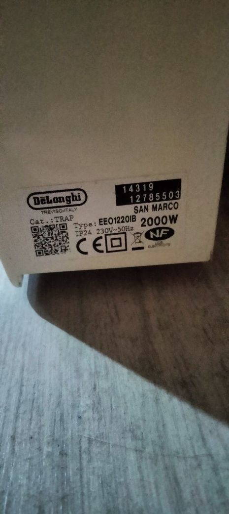 Emissor de calor elétrico cerâmico de 2000w