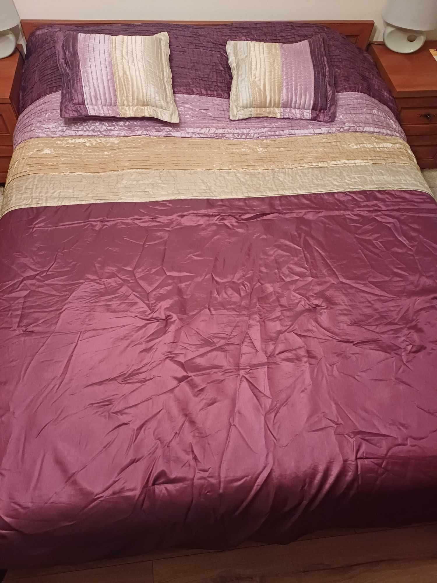 Narzuta na łóżko + 2 poduszki wraz z poszewkami