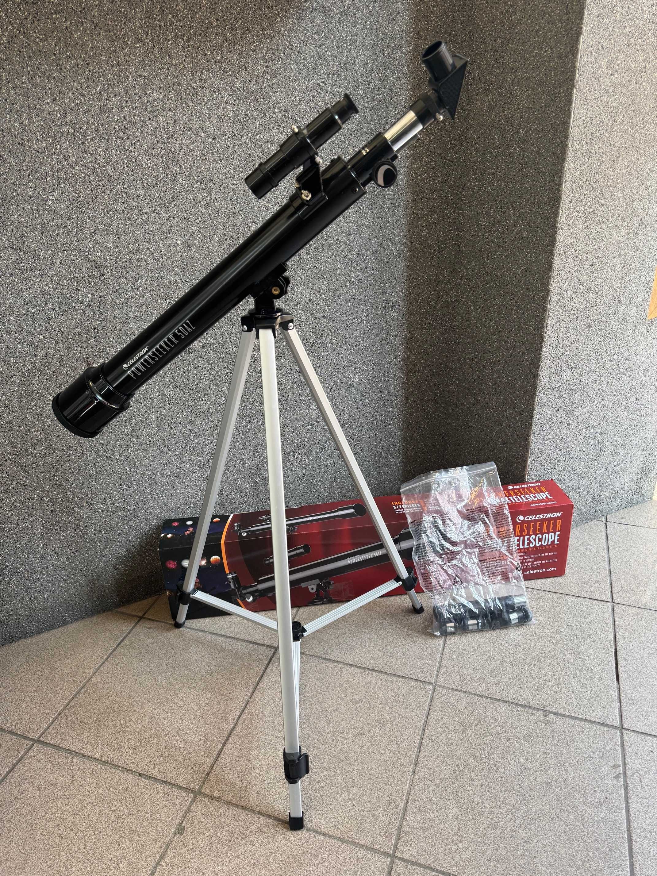 Teleskop CELESTRON POWERSEEKER 50AZ KPL BDB STAN od loombard milicz