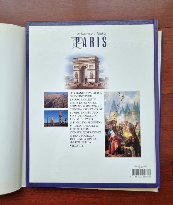 Livro "Paris - Os Lugares e a História" de Milena Ercole Pozzoli