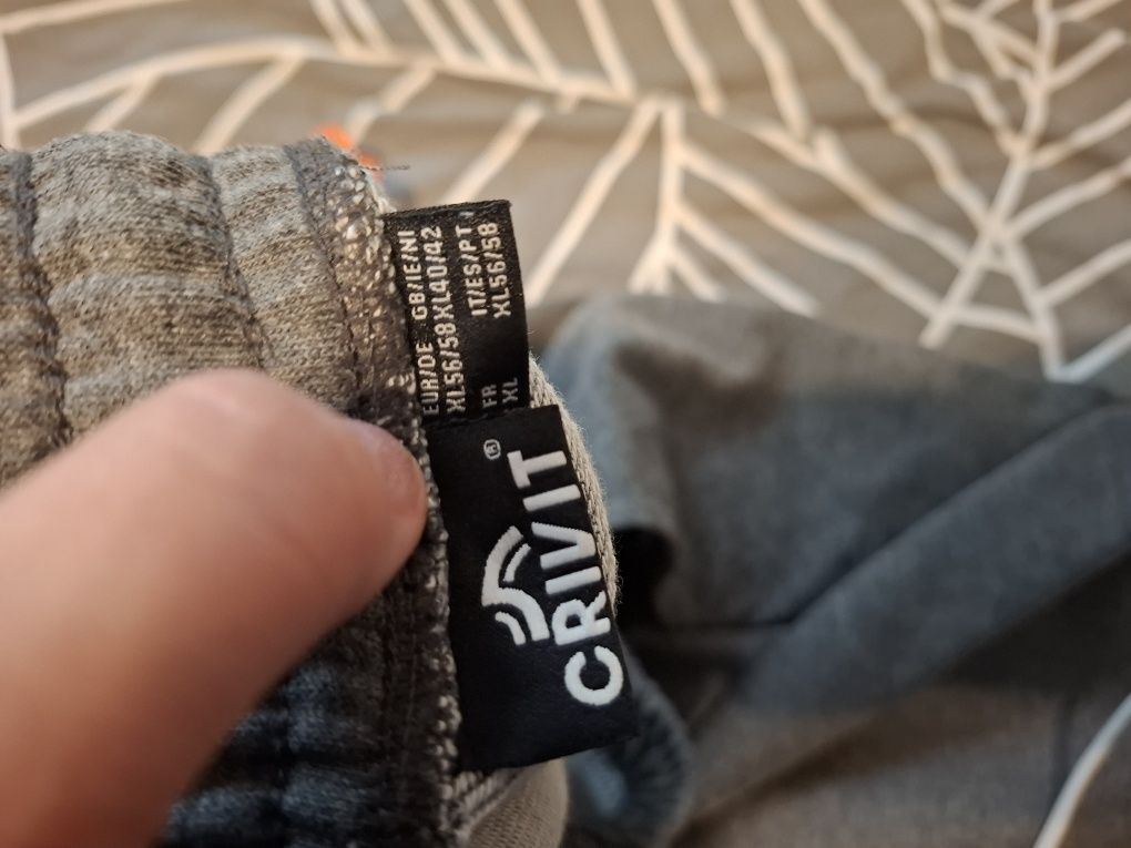 Spodenki męskie xl crivit szare