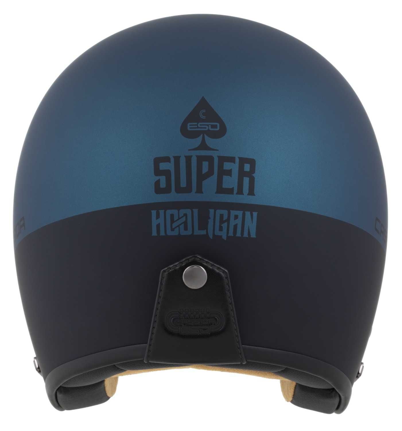 Kask motocyklowy CASSIDA ESO WŁÓKNO szklane pod intercom S-2XL