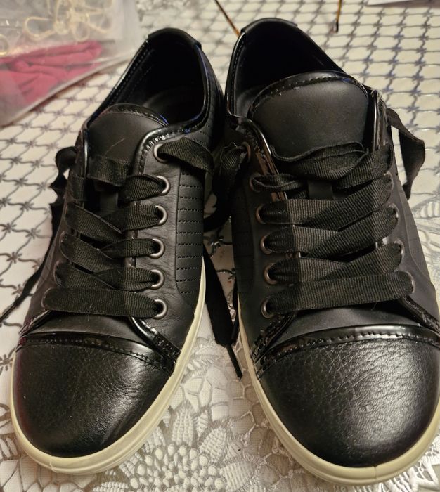 Skórzane sneakersy  turfy ECCO.OKAZJa!