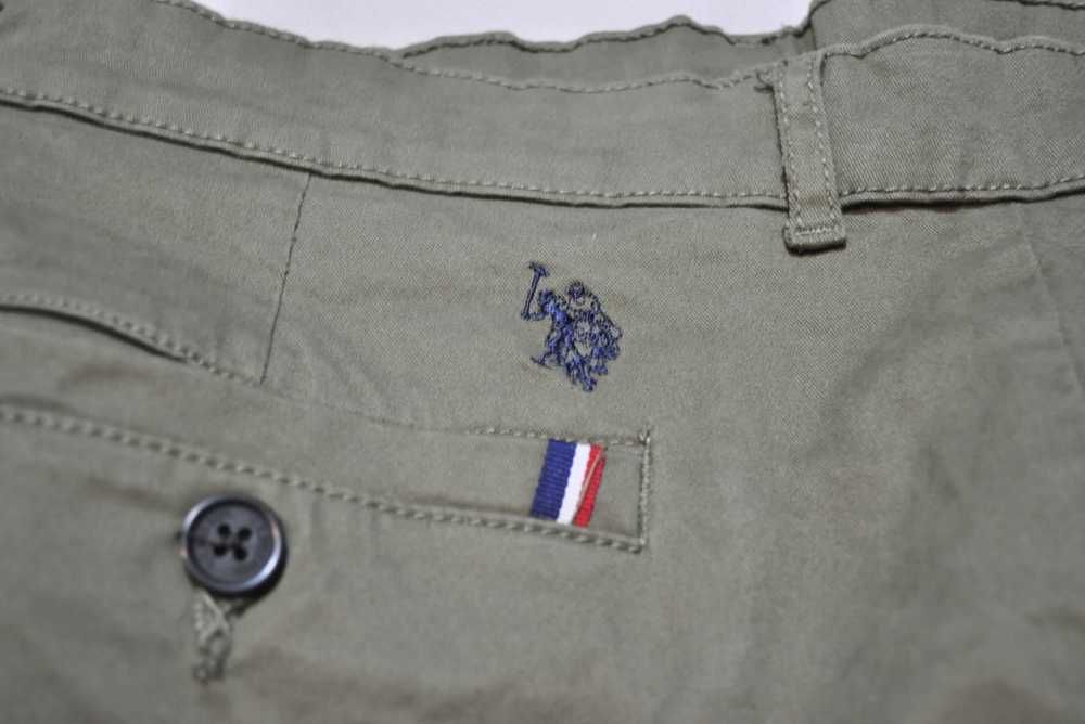 US POLO ASSN L 94cm 34/32 męskie spodnie jeansowe chinos stretch s7v