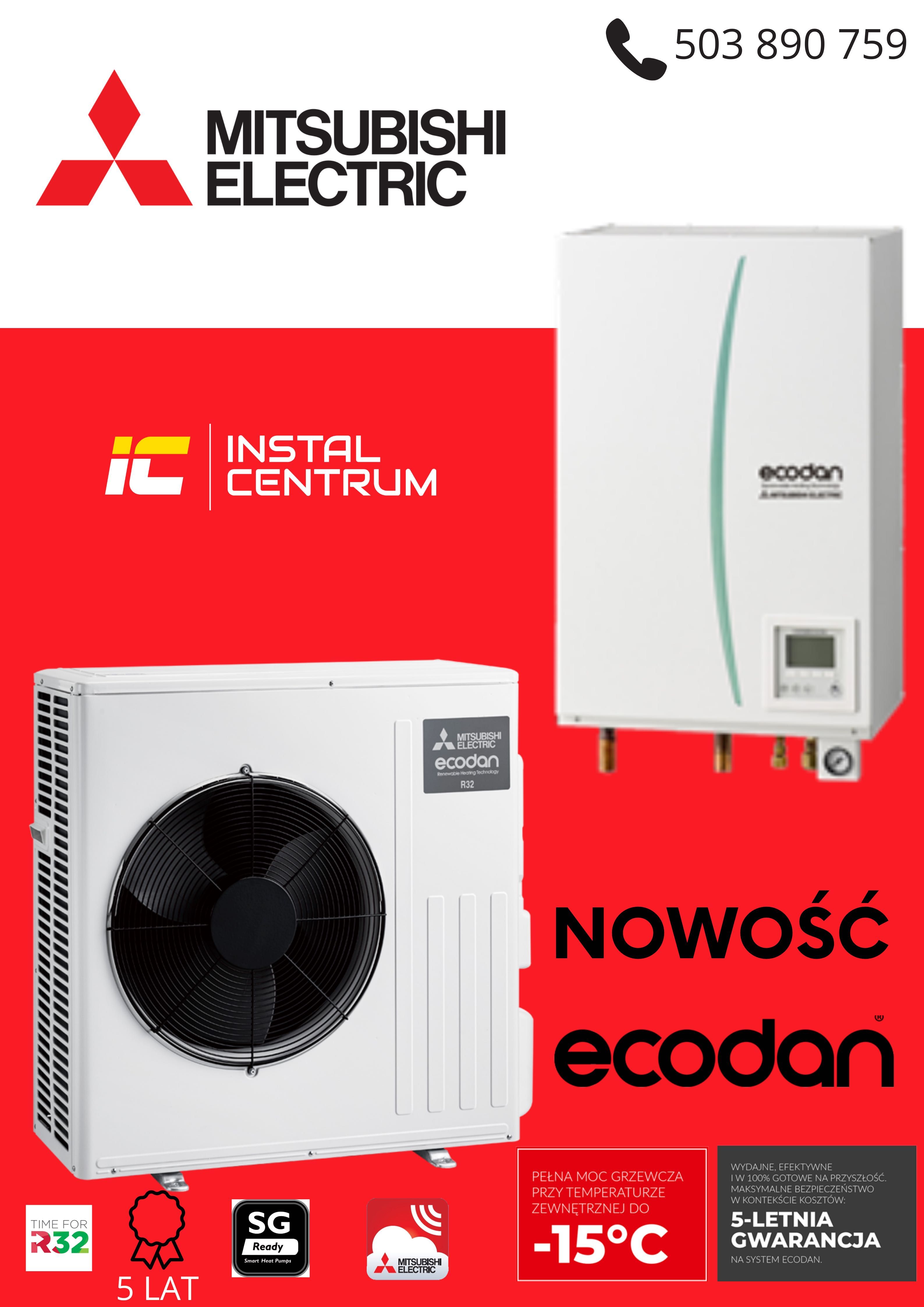 Pompa ciepła Mitsubishi Electric ECOINVERTER 8 KW DOSTĘPNE