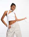 Missyempire 38 M Biały Top Wiązany Stylowy J24101
