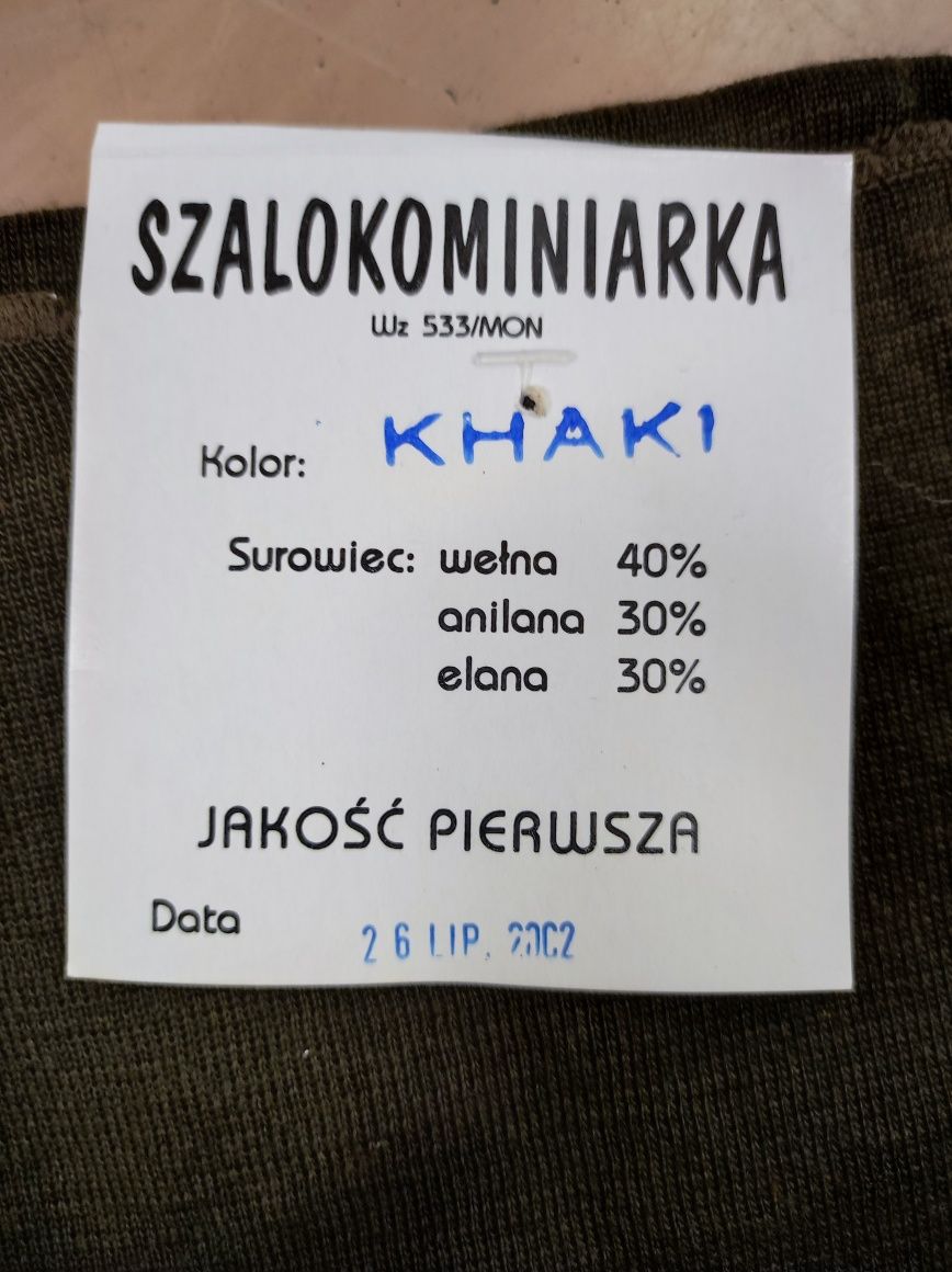 Szalokominiarka wojskowa 533/ MON Nowa!