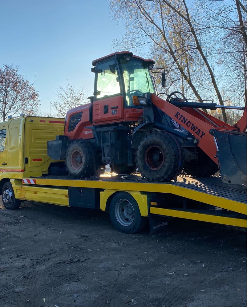 Laweta transport maszyn rolniczych budowlanych busow aut dostawczych