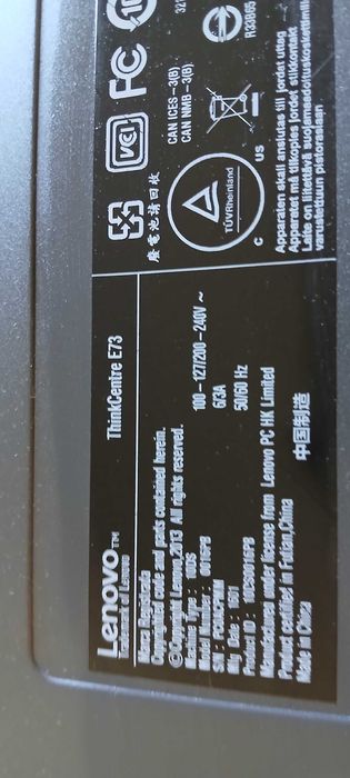 Komputer Lenovo E73 MT Intel Pentium