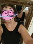 Czarny crop top Petro Nila r. S wiązany