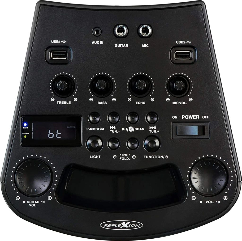 Zestaw karaoke Reflexion PS07BT Bluetooth Radio USB AUX mikrofon Nowe!