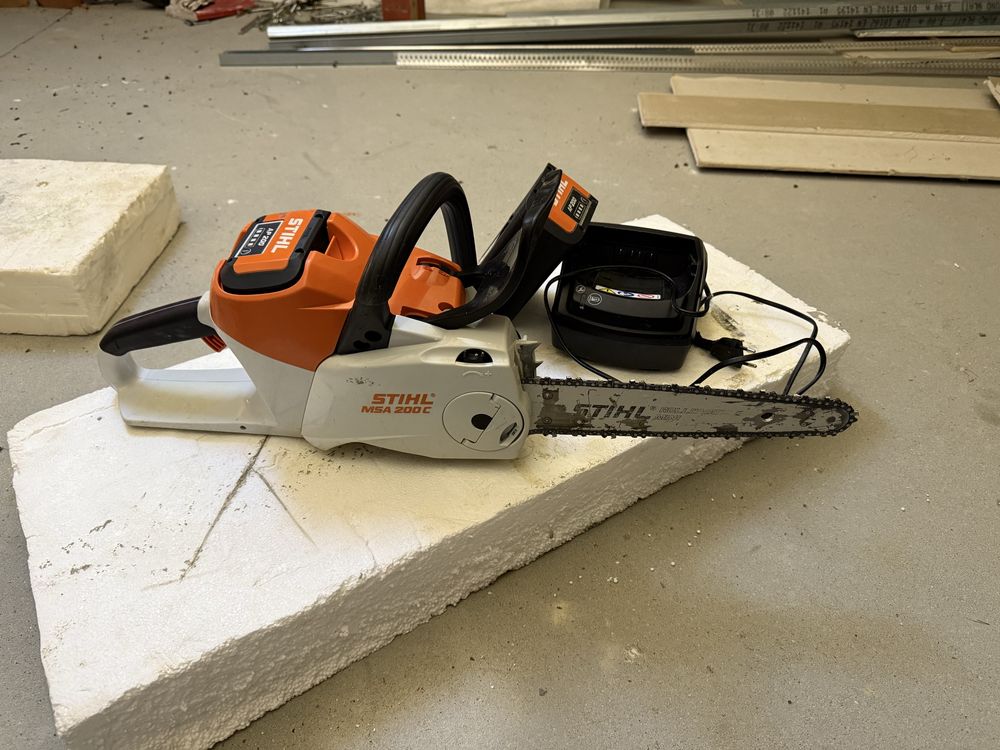 Stihl msa 200 c. Akumulatorowa pilarka