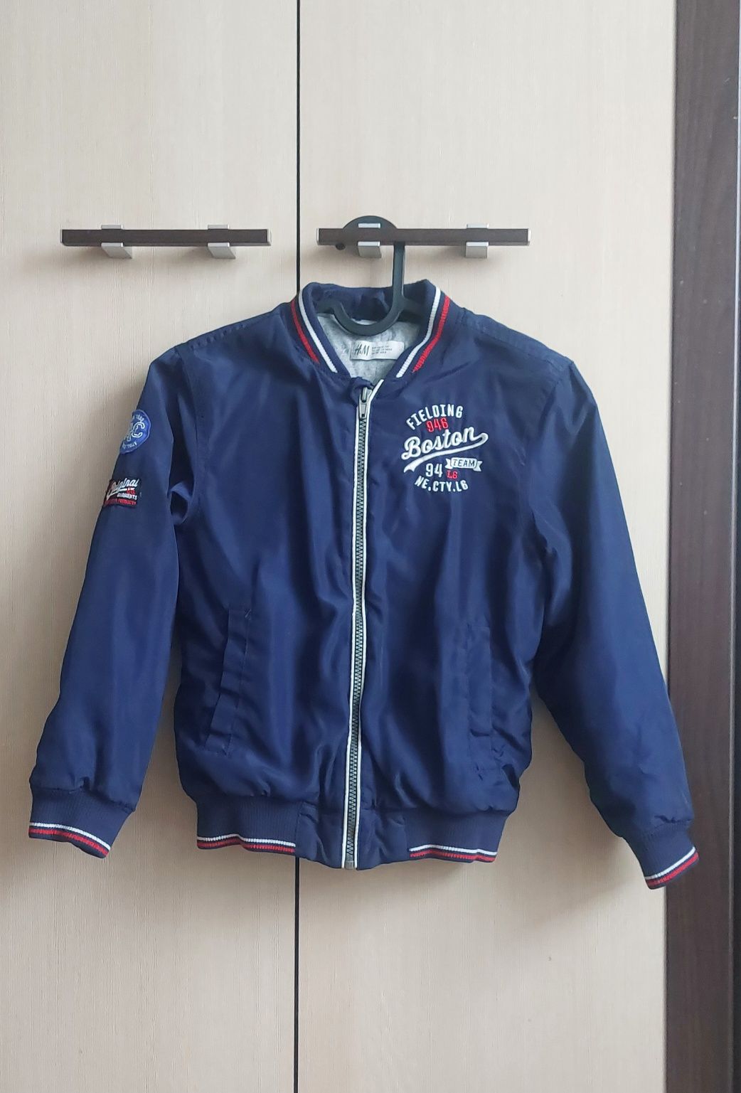 Kurtka bomberka h&m 128 hm wiosenna jesienna przejscówka