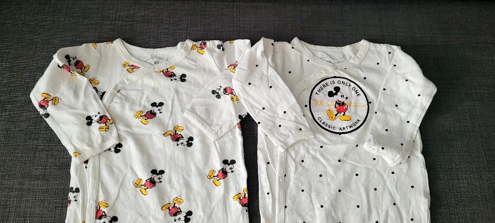 Pajacyki Diseny Miki Mouse 2 pack rozmiar 80