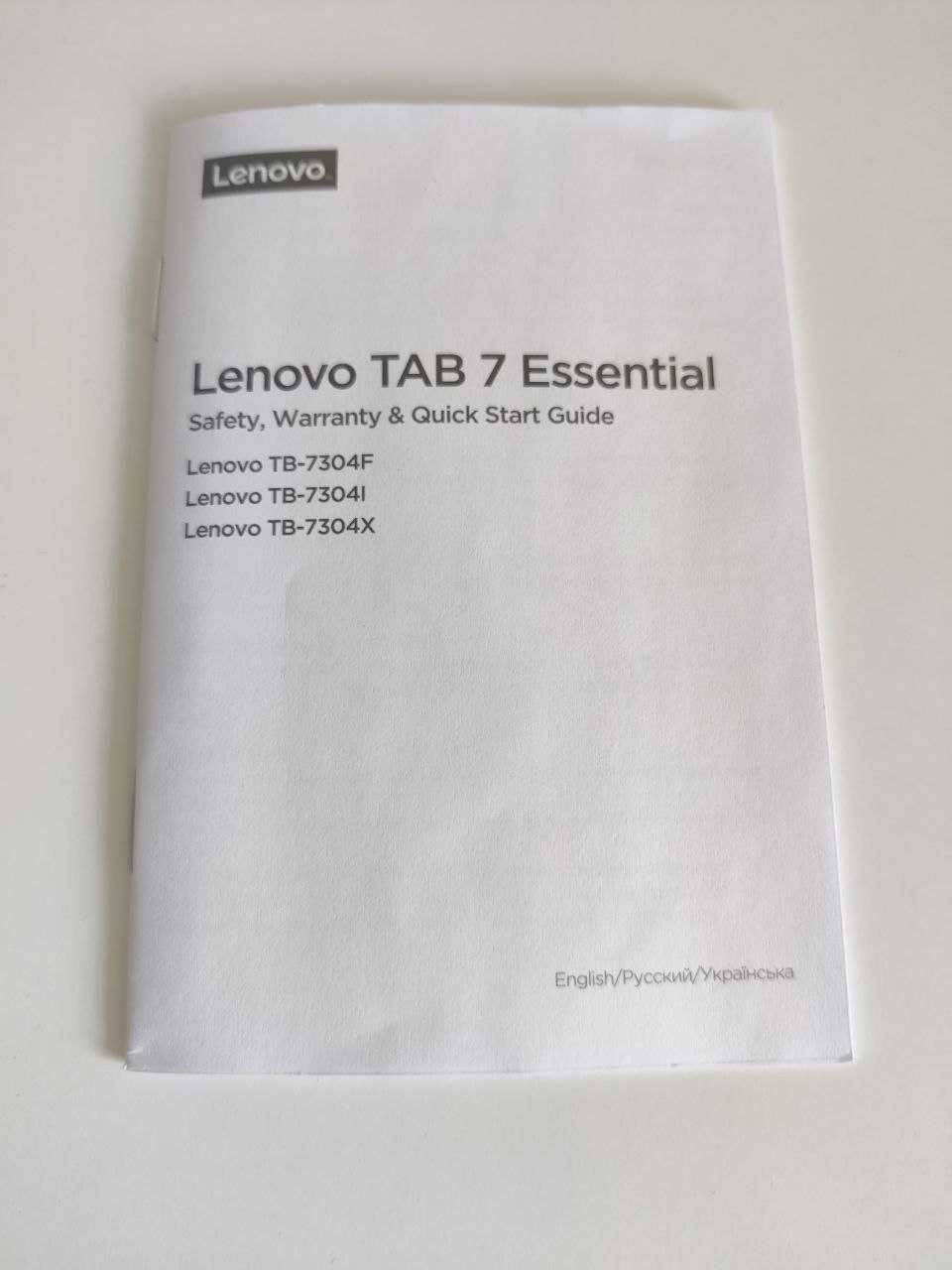 Планшет Lenovo TB-7304F + чехол-книжка