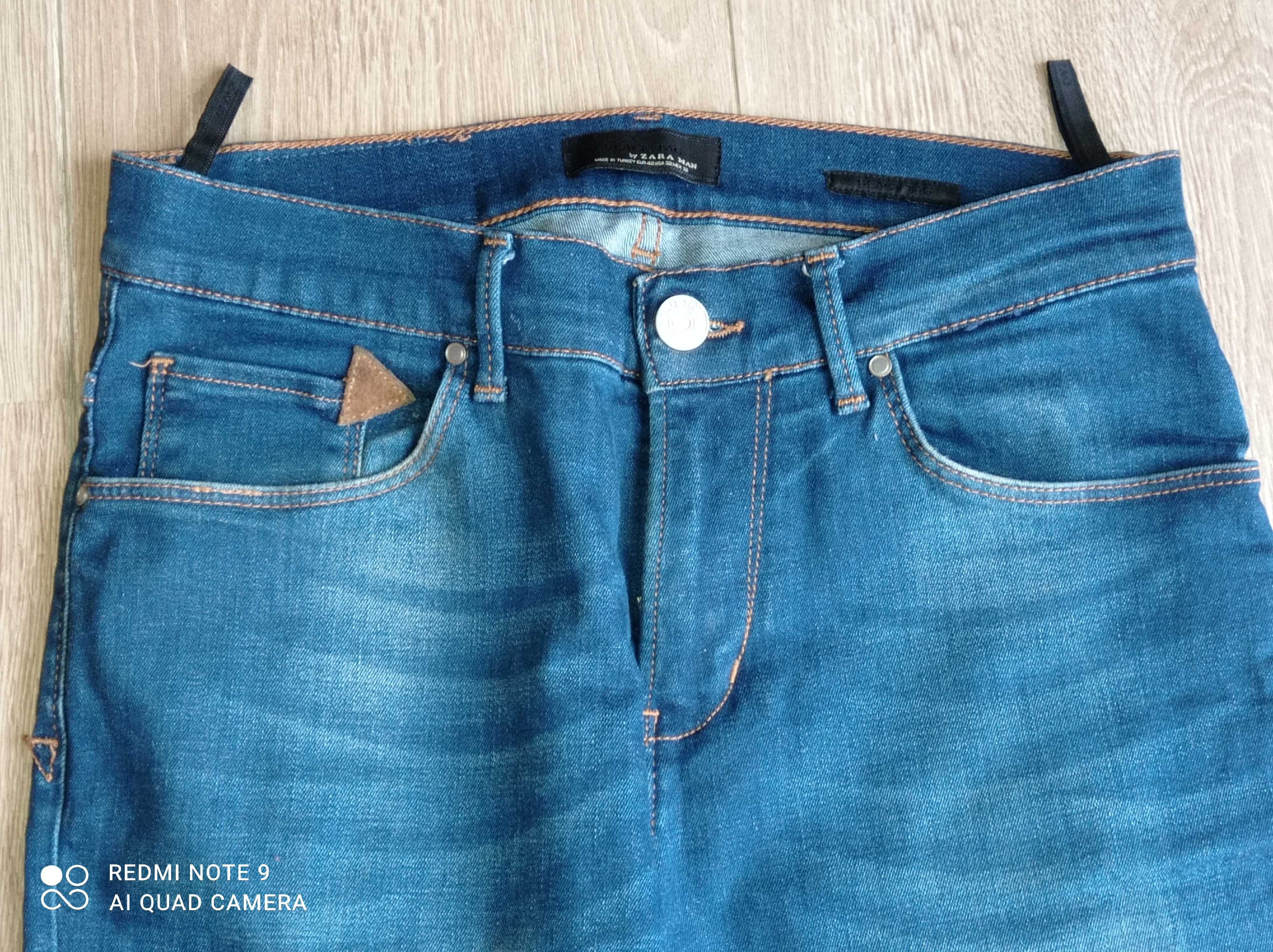 Zara Man Black Tag spodnie rurki jeans rozm.42 outlet Nowe