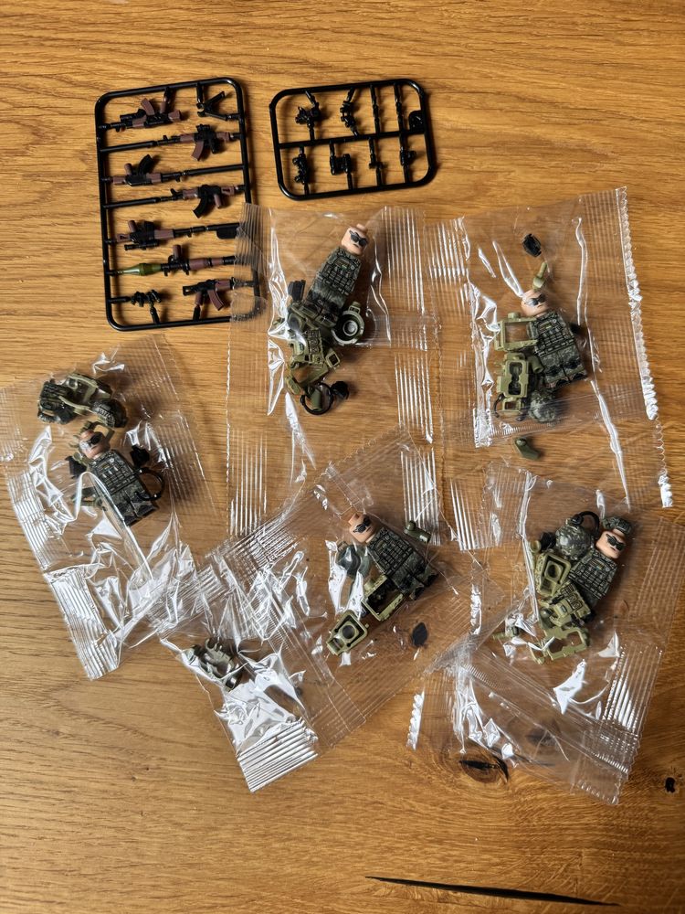 Военные ЗСУ фигурки человечки Lego, набор 5шт в 1