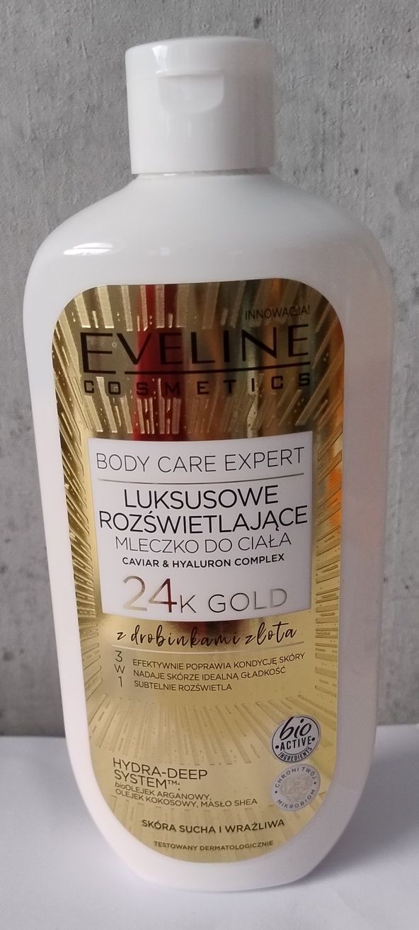 Eveline Cosmetics Body Care Expert 24K Gold 350 ml mleczko do ciała